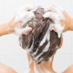 washing the hair